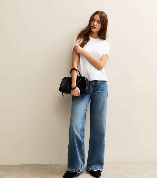 New Look Women's White Cotton Boxy Fit T-Shirt New Look - 3