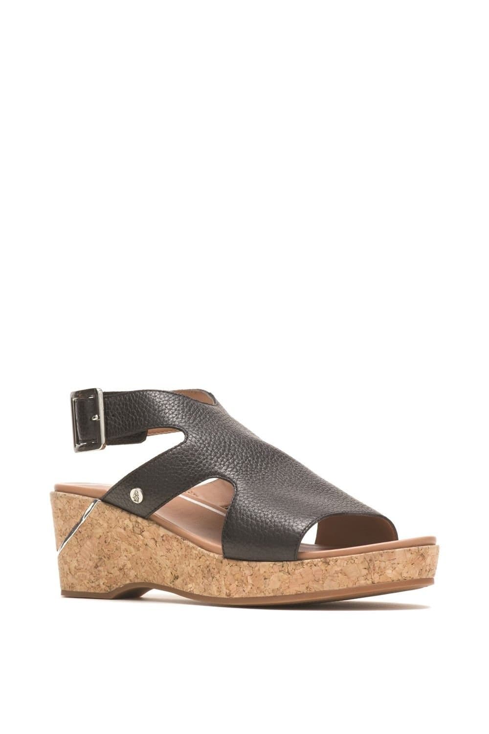Hush Puppies Hush Puppies Women's 'Maya' Smooth Leather Sandals in Black