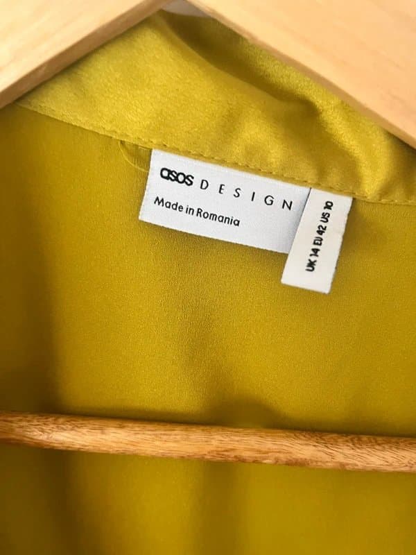 ASOS ASOS Green Shirt Bodysuit / UK 14
