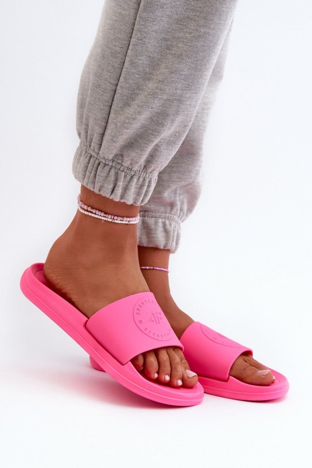 Love Lace Love Lace Pink EVA Foam Flip Flops Sandals For Women