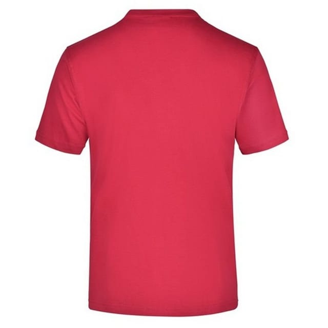 James and Nicholson James and Nicholson Men's Medium Round Neck T-Shirt in Red - 2
