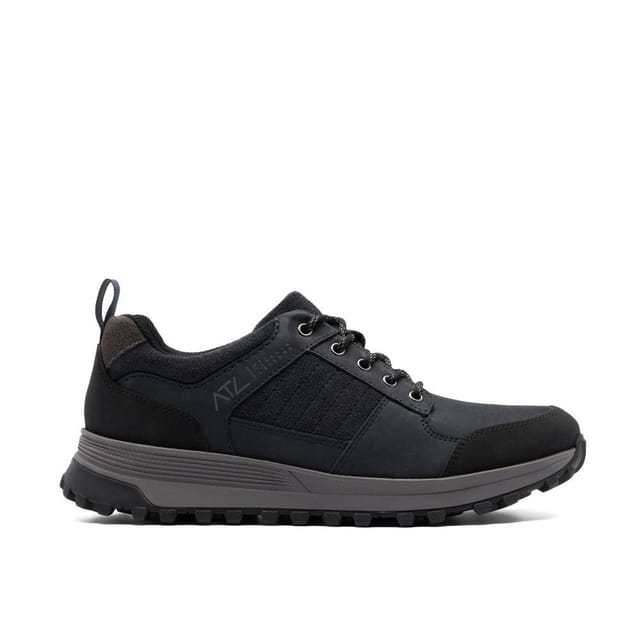 Clarks Clarks Men's ATL Trek Navy Nubuck Trainers, ATL, Lace Up in Blue - 2