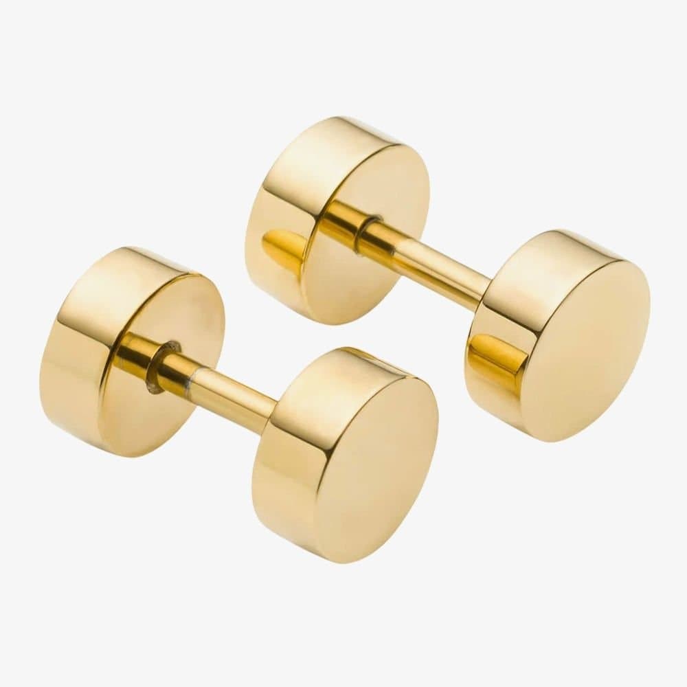 Fred Bennett Fred Bennett Gold Tone Plain Circle Stud Earrings