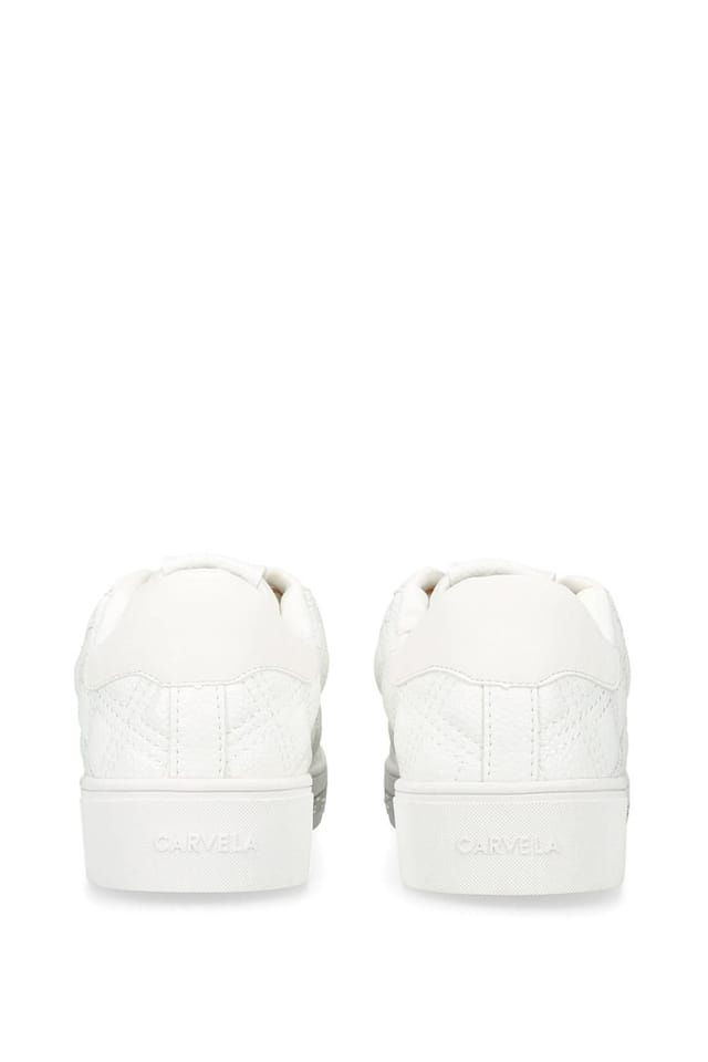 Carvela Carvela Women's 'Diamond Quilt' Trainers in White - 3