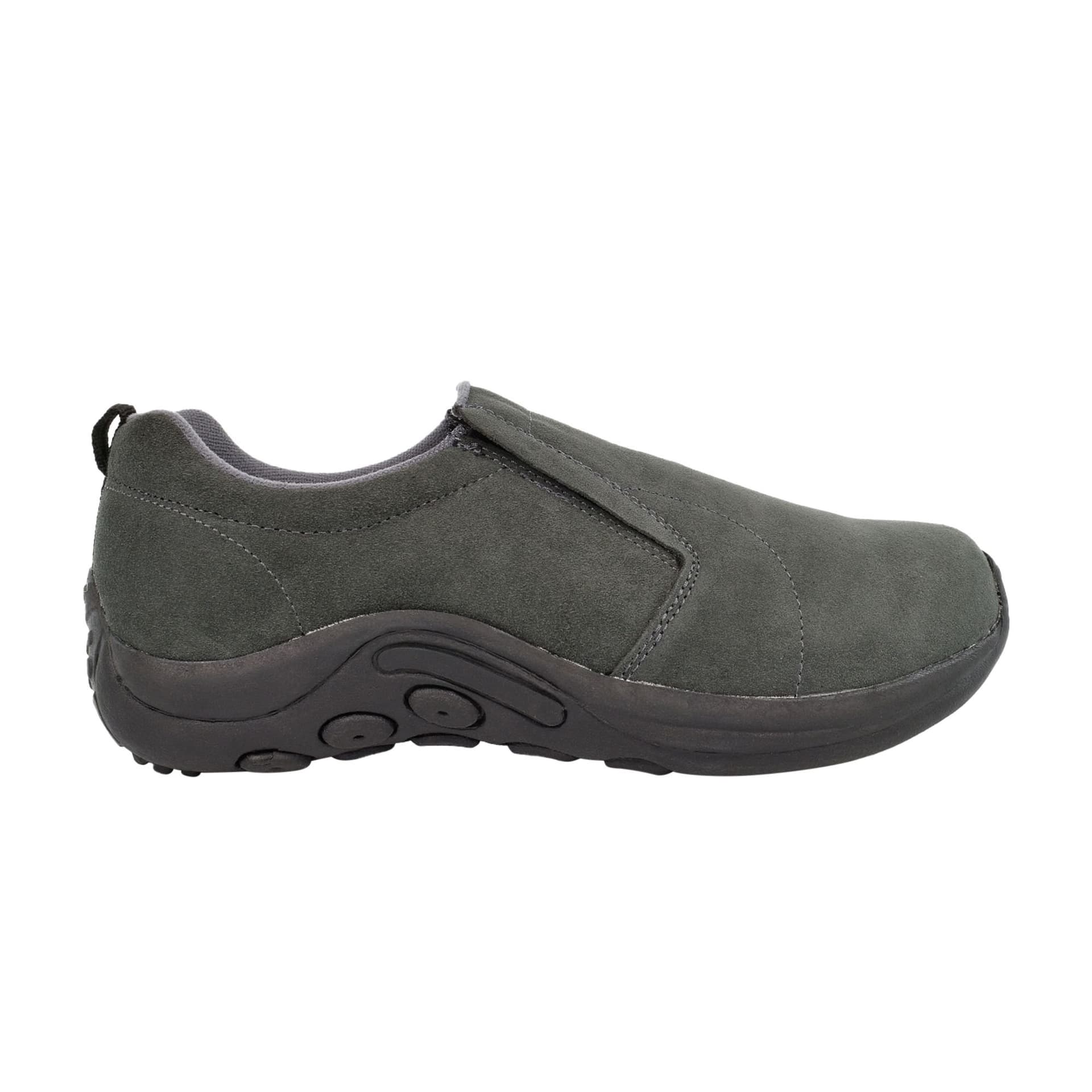 PDQ PDQ Men's Real Suede Ryno Slip-On Casual Trainers in Grey