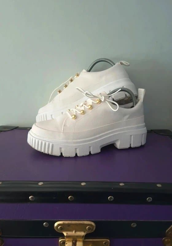 Timberland Timberland Greyfield Fabric Ox chunky sole womens trainers UK size 7