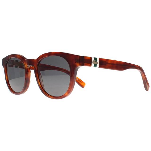 Lacoste Lacoste Men's Round Blonde Havana Smoke Grey L6006S in Brown - 2