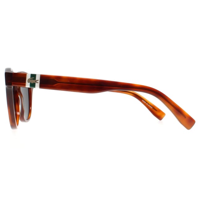 Lacoste Lacoste Men's Round Blonde Havana Smoke Grey L6006S in Brown - 3