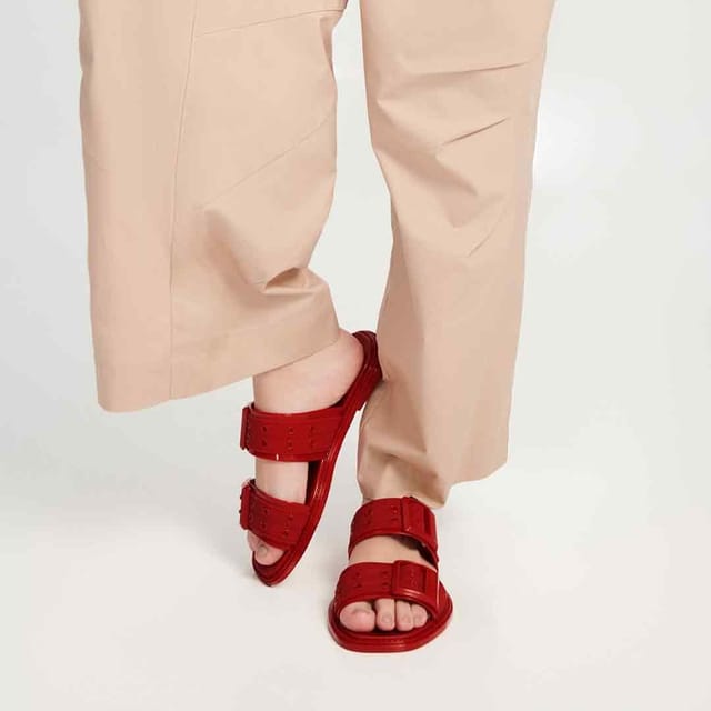 Melissa Shoes Melissa Shoes Women's Ladylike Slide in Red - 2