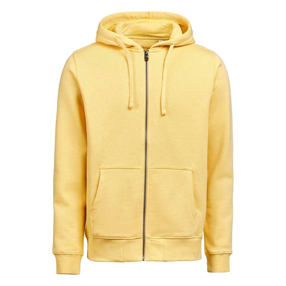 Untagged Movement Untagged Movement Men's Regular Full Zip Hoodie in Yellow - 2