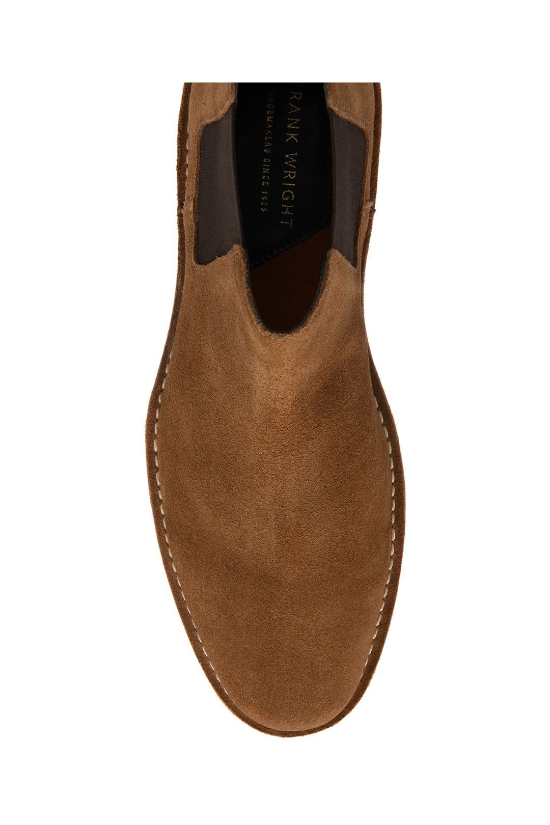 Frank Wright Frank Wright Men's Suede 'Whipp' Chelsea Boots in Tan - 4