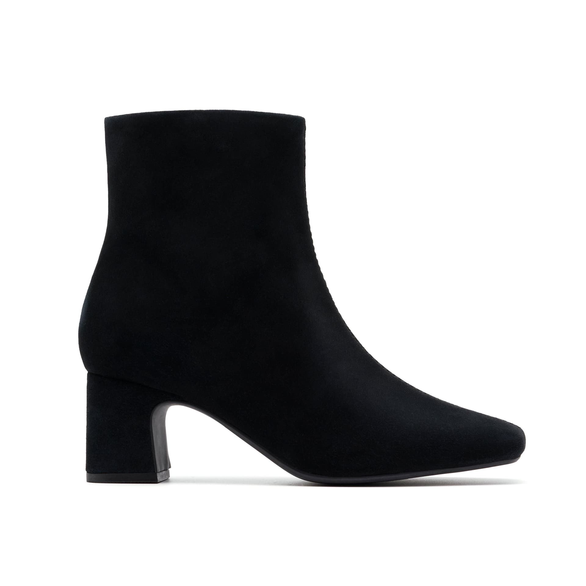 Clarks Clarks Women's Fernie Zip Black Suede Ankle Boots