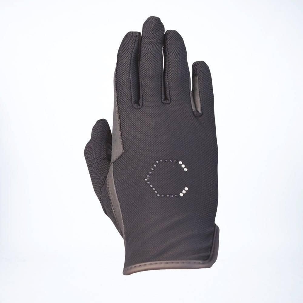 Coldstream Coldstream Men's Lintlaw Summer Riding Gloves in Black - 1
