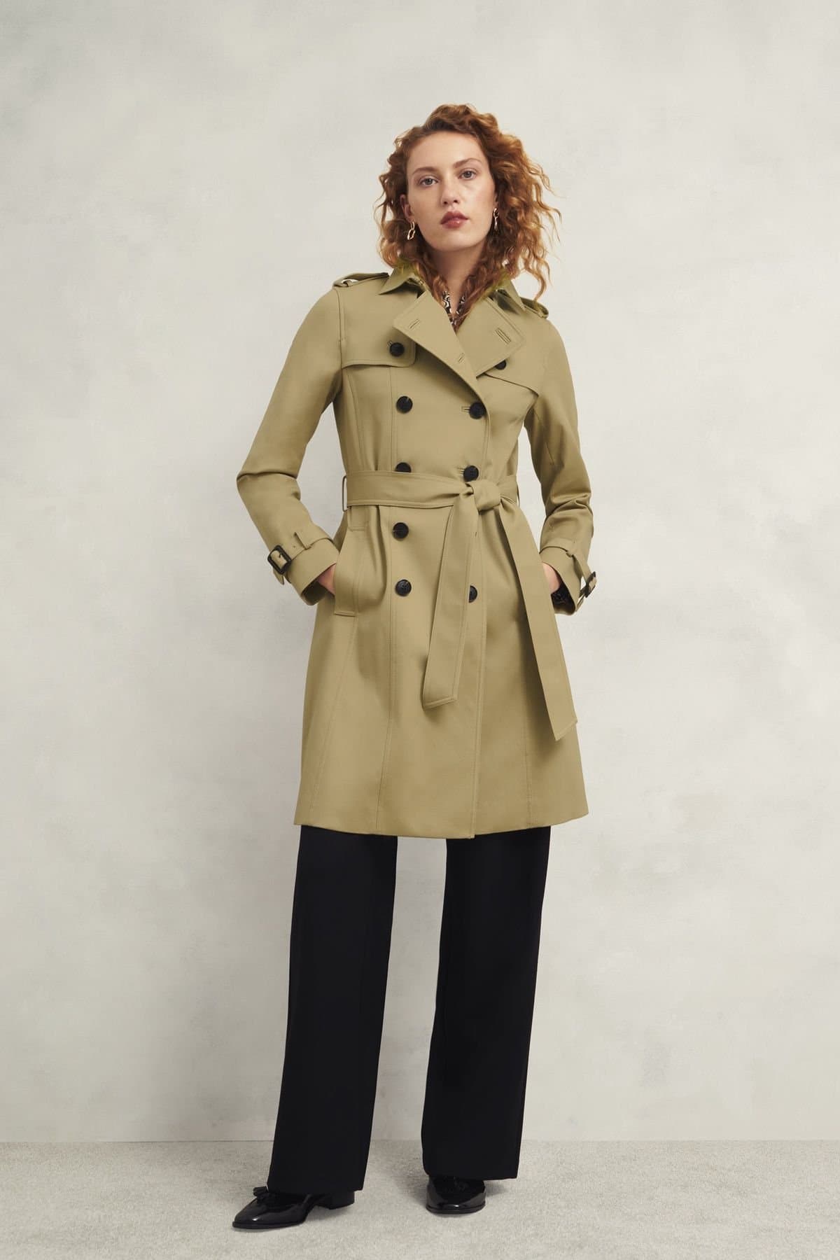 Hobbs London Hobbs London Beige Trench Coat