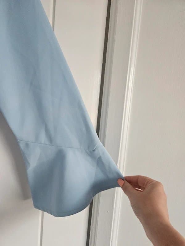 attentif Attentif new light blue flare sleeve blazer dressy smart casual spring summer boutique 12 outerwear