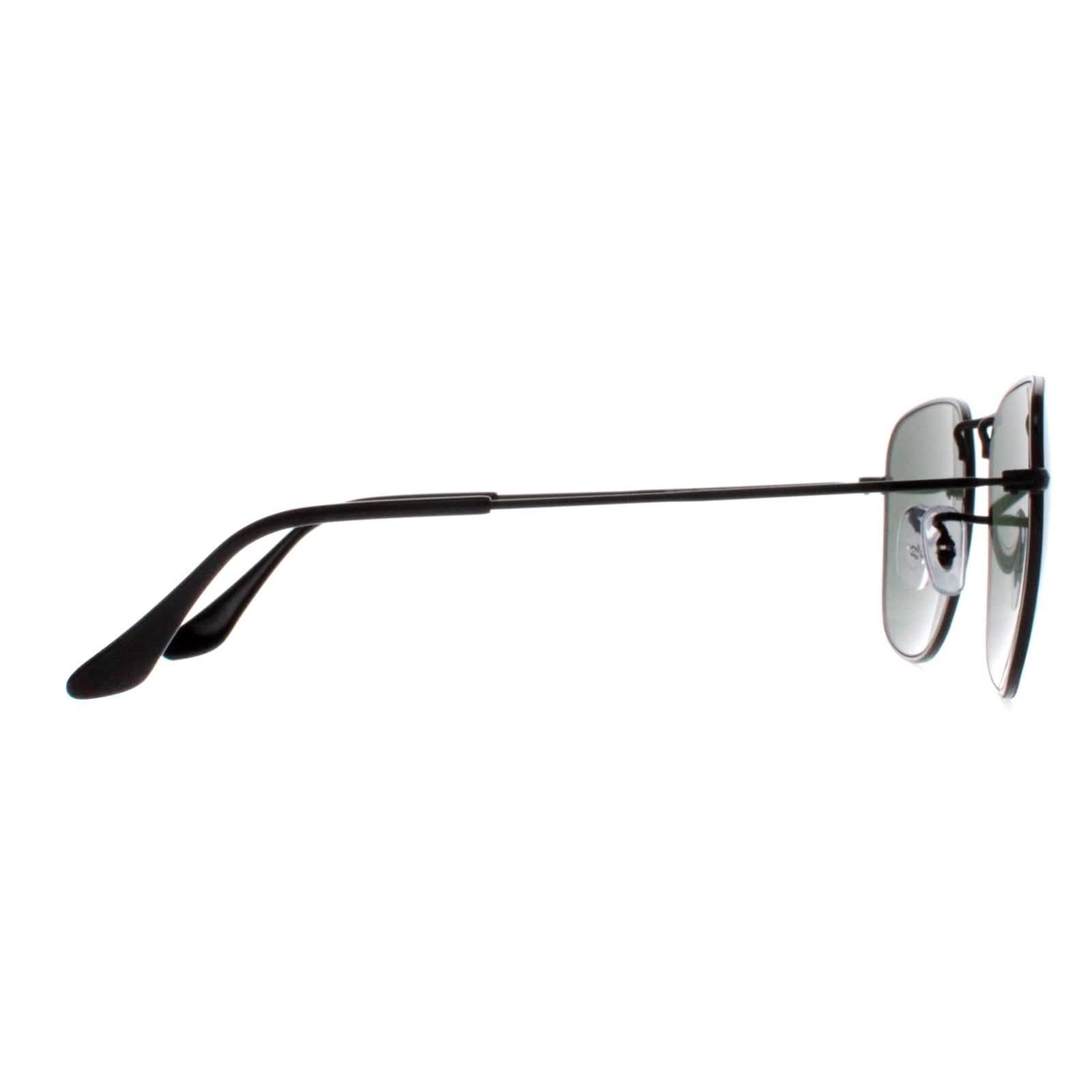 Ray-Ban Ray-Ban Men's Square Black G-15 Green RB3857 Frank - 4