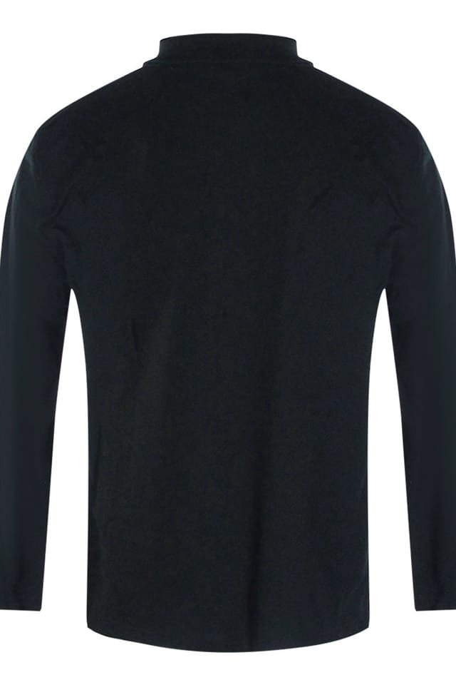 Love Moschino Love Moschino Men's Long Sleeve Polo Shirt in Black - 2