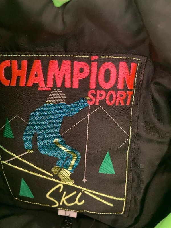Champion Mens retro ski suit champion size L one piece suit