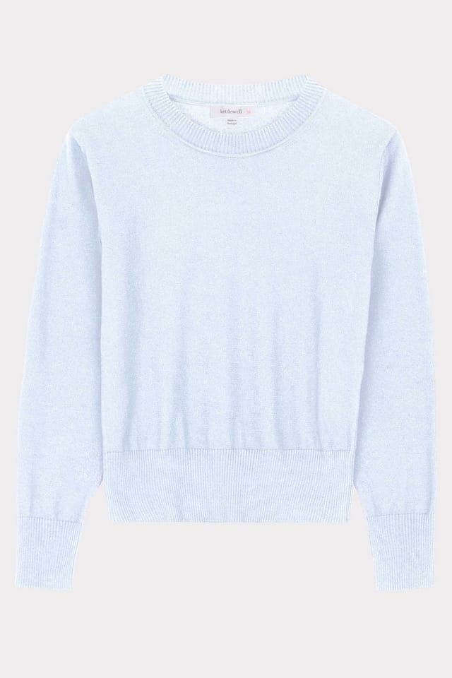 Kettlewell Kettlewell Women's Cora Cotton Sweater in Pale Blue - 2
