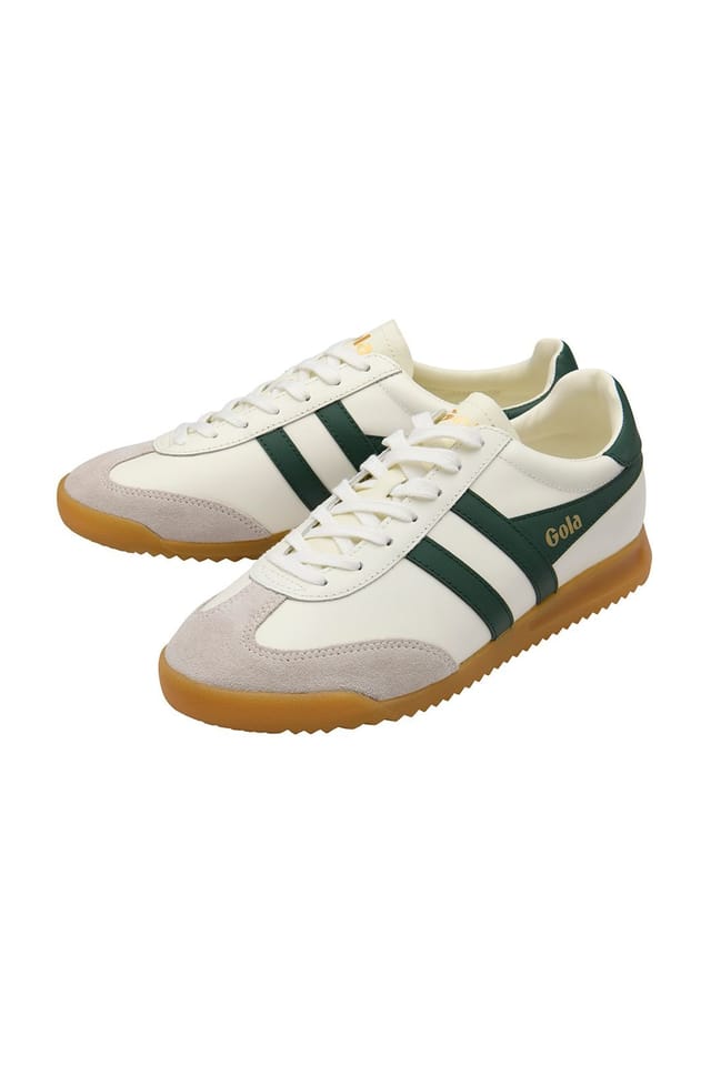 Gola Classics Gola Classics Men's 'Torpdeo Leather' Lace-Up Trainers in Off-White - 3
