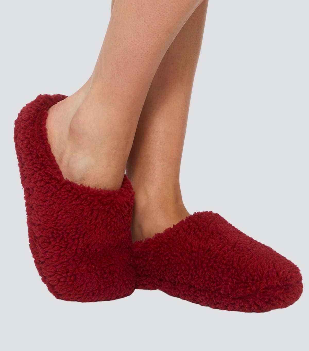 Loungeable Loungeable Dark Burgundy Cosy Mule Slippers