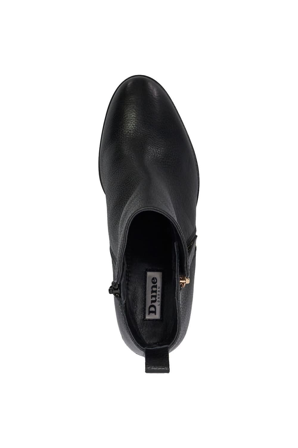 Dune London Dune London Women's Wide Fit 'Paicing' Leather Ankle Boots in Black - 4