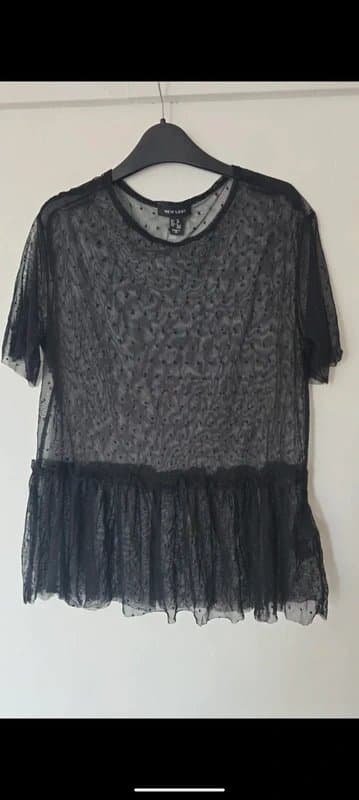 New Look New Look Tulle Top Size 10
