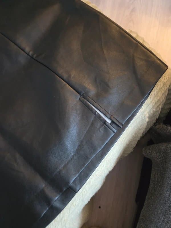New Look Leather look skirt size 18
