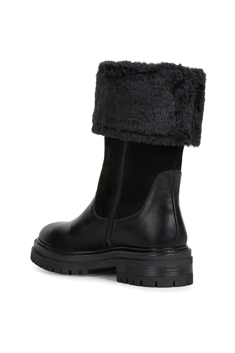 Geox Geox Women's D IRIDEA M BOOTS in Black - 4