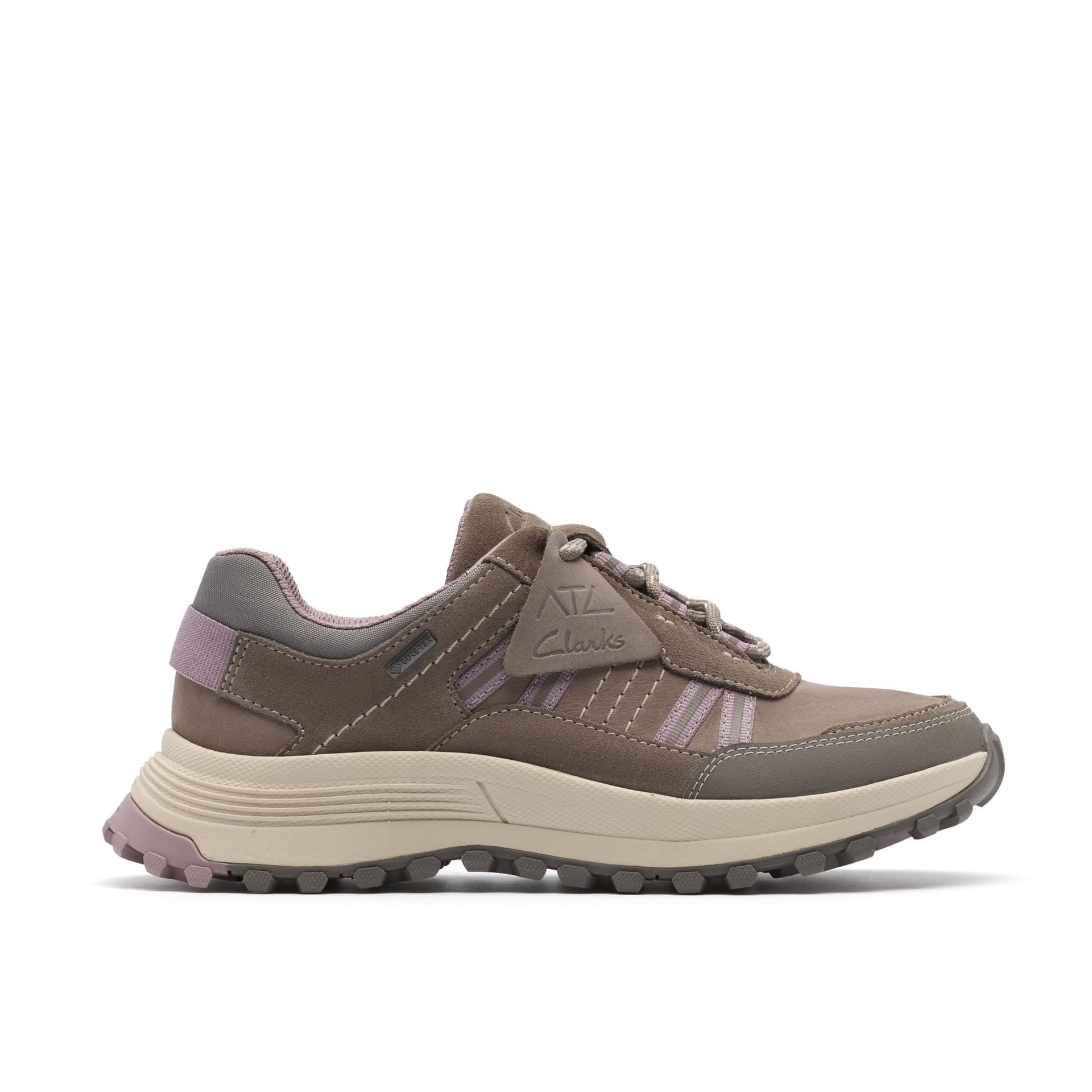 Clarks Clarks Women's ATL Trek Shoe GORE-TEX Light Grey Combination Walking