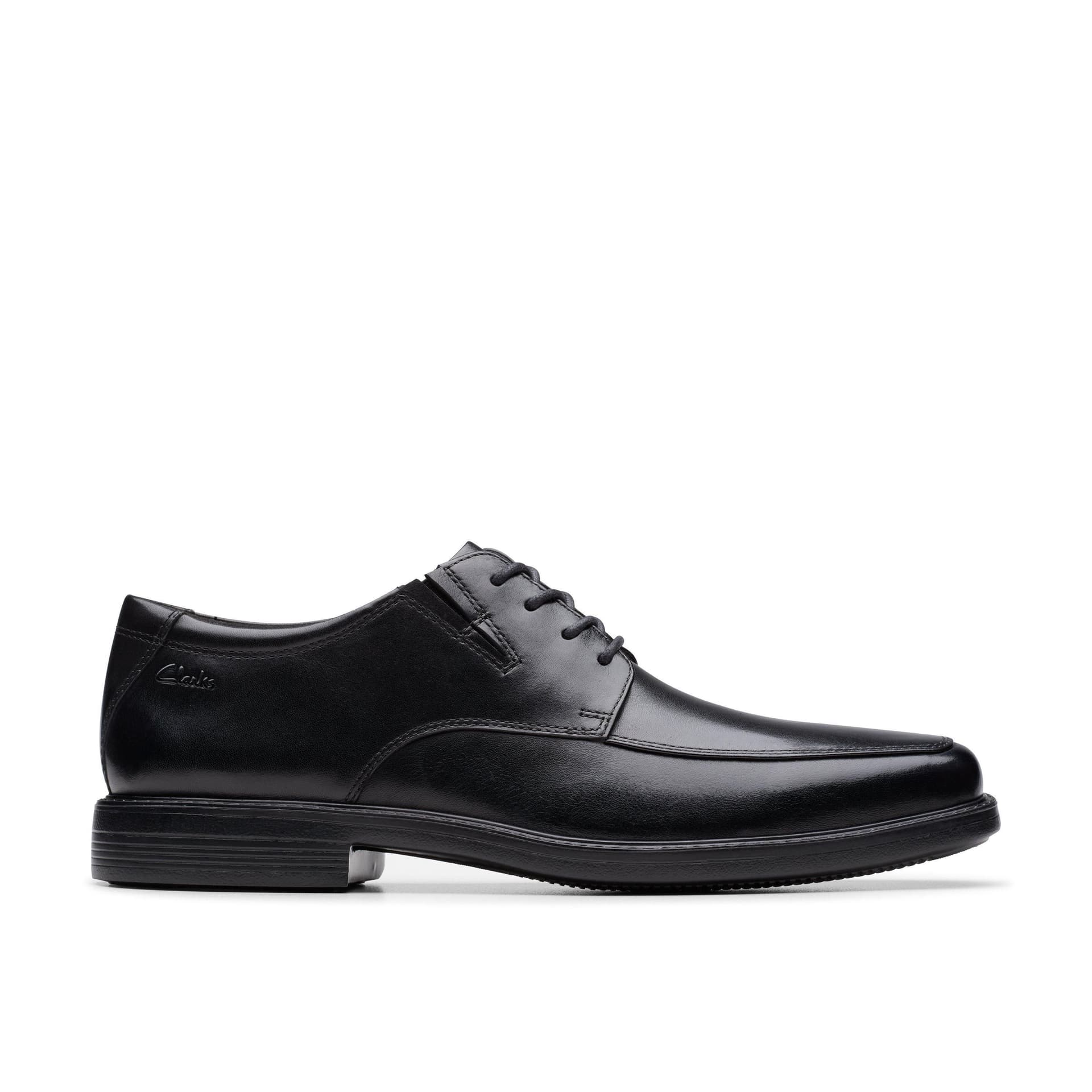 Clarks Clarks Men's Black Leather Derby Shoes