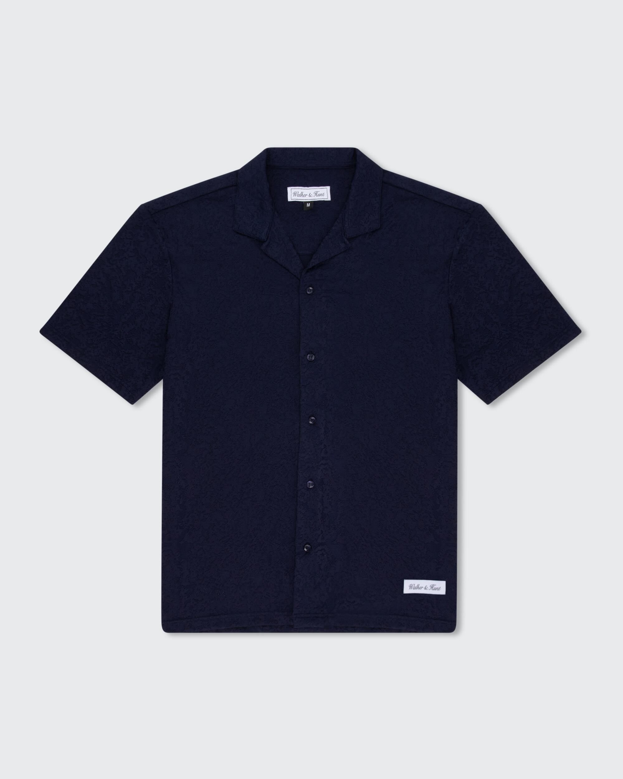 Walker & Hunt Walker & Hunt Men's Oversized 'Serenity' Shirt in Navy - 2