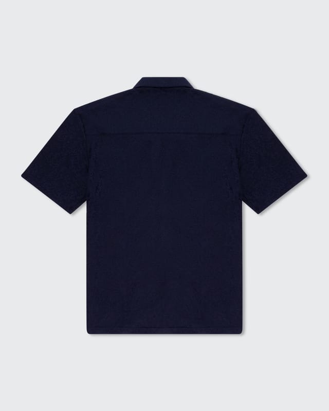 Walker & Hunt Walker & Hunt Men's Oversized 'Serenity' Shirt in Navy - 3