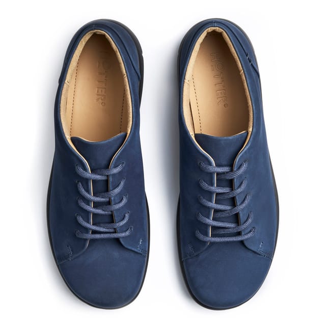 Hotter Hotter Women's 'Dew II' Casual Lace-Ups in Mid Navy - 3