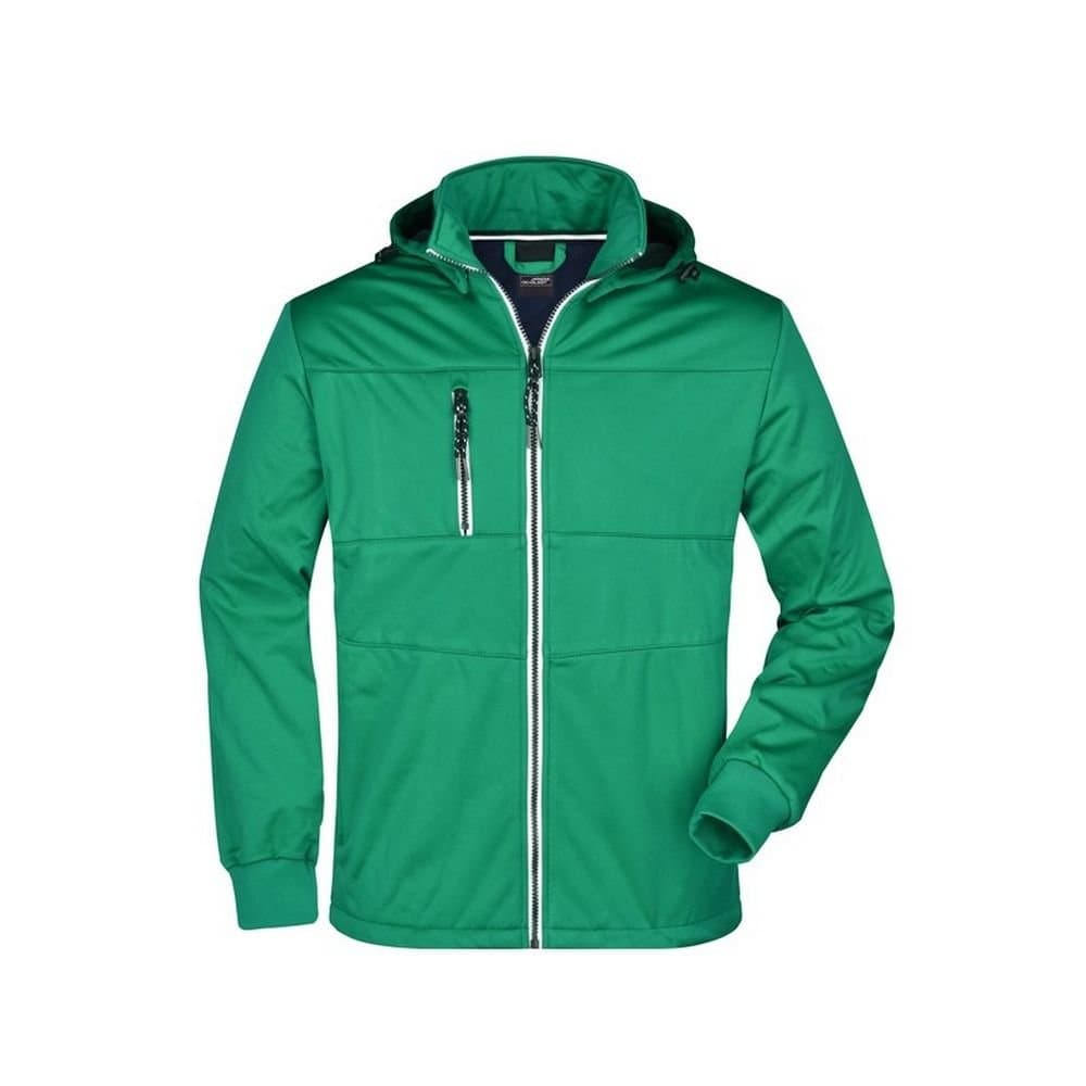 James and Nicholson James and Nicholson Men's Maritime Softshell Jacket in Green
