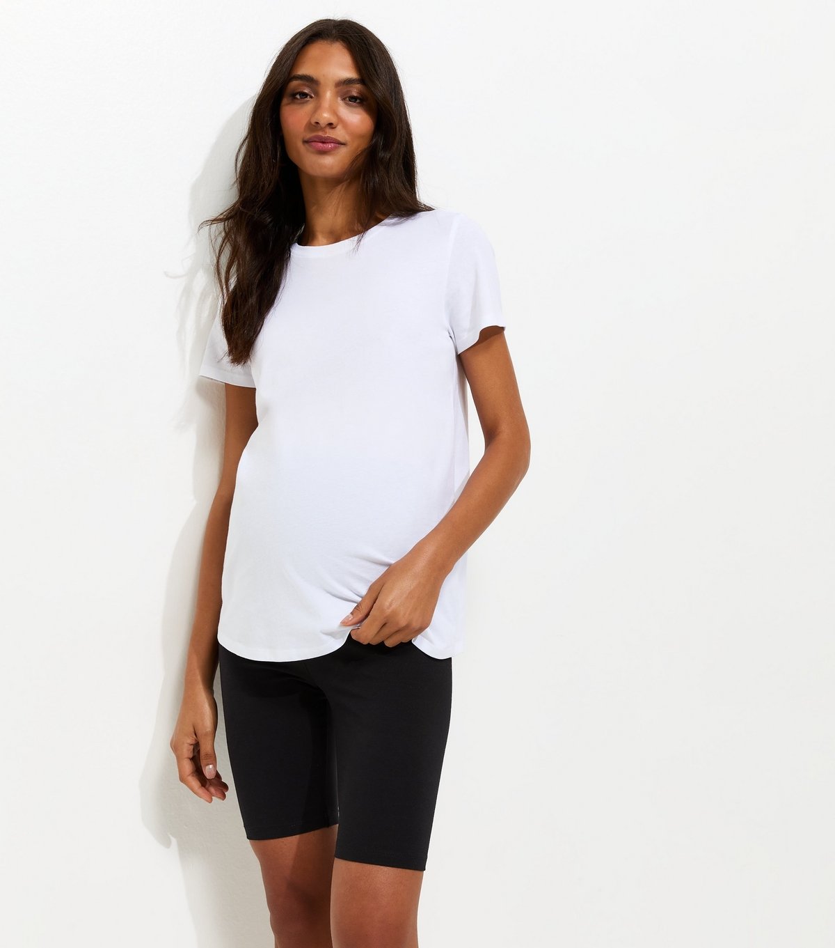 New Look Women's Maternity Black Cycling Shorts New Look - 2