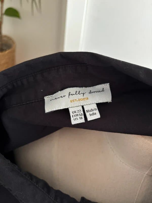 Never Fully Dressed Never Fully Dressed embroidered shirt dress 22