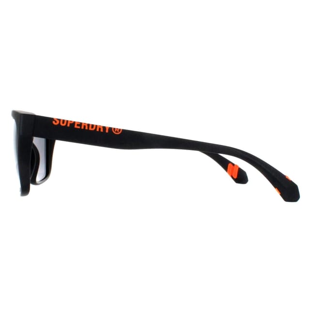 Superdry Superdry Men's Rectangle Black Silver Mirror Polarized 5009 - 3