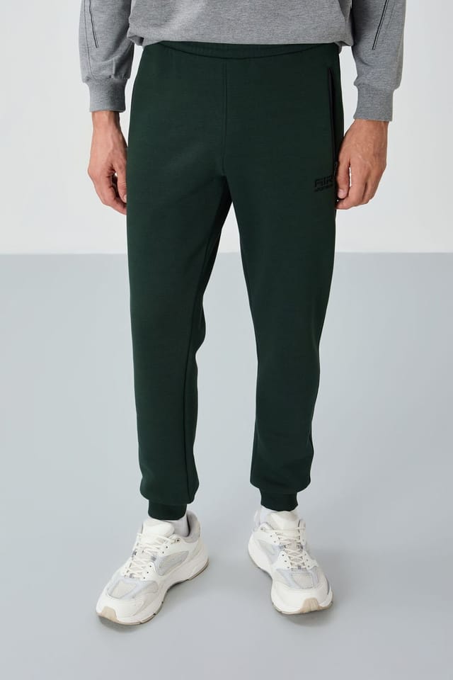 Tommy Life Tommy Life Men's Jogger Sweatpants in Bottle Green - 3