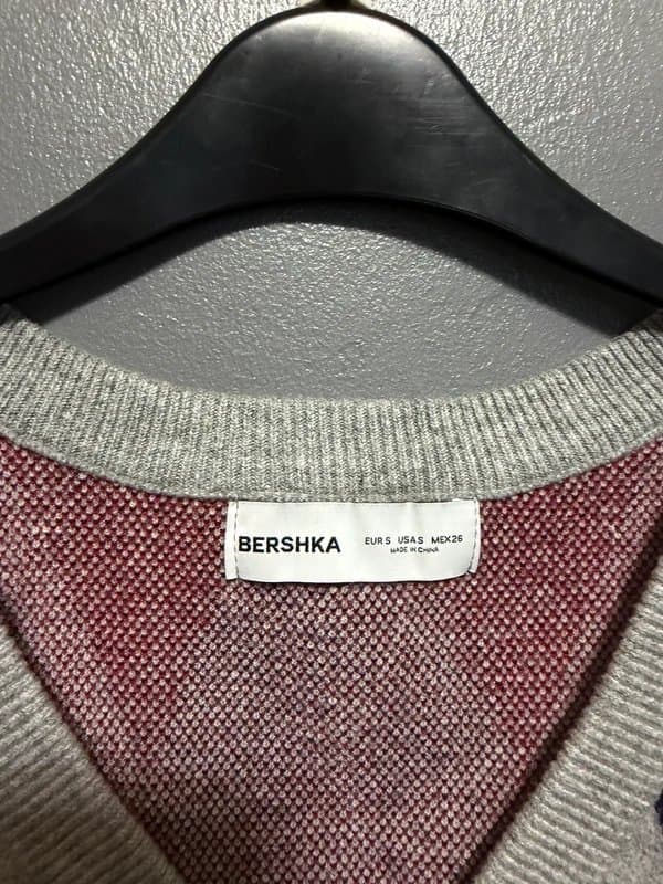 Bershka Bershka Argyle Knit Vest – Size S