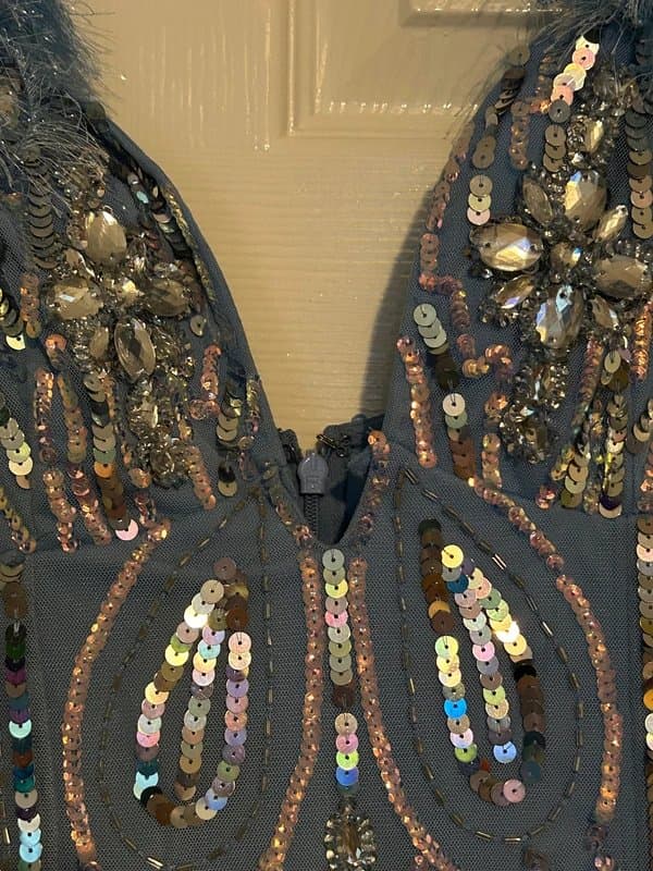 ASOS ASOS Luxe Sequin body con dress