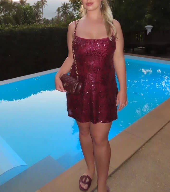 Bershka Bershka sequin dress Size Medium