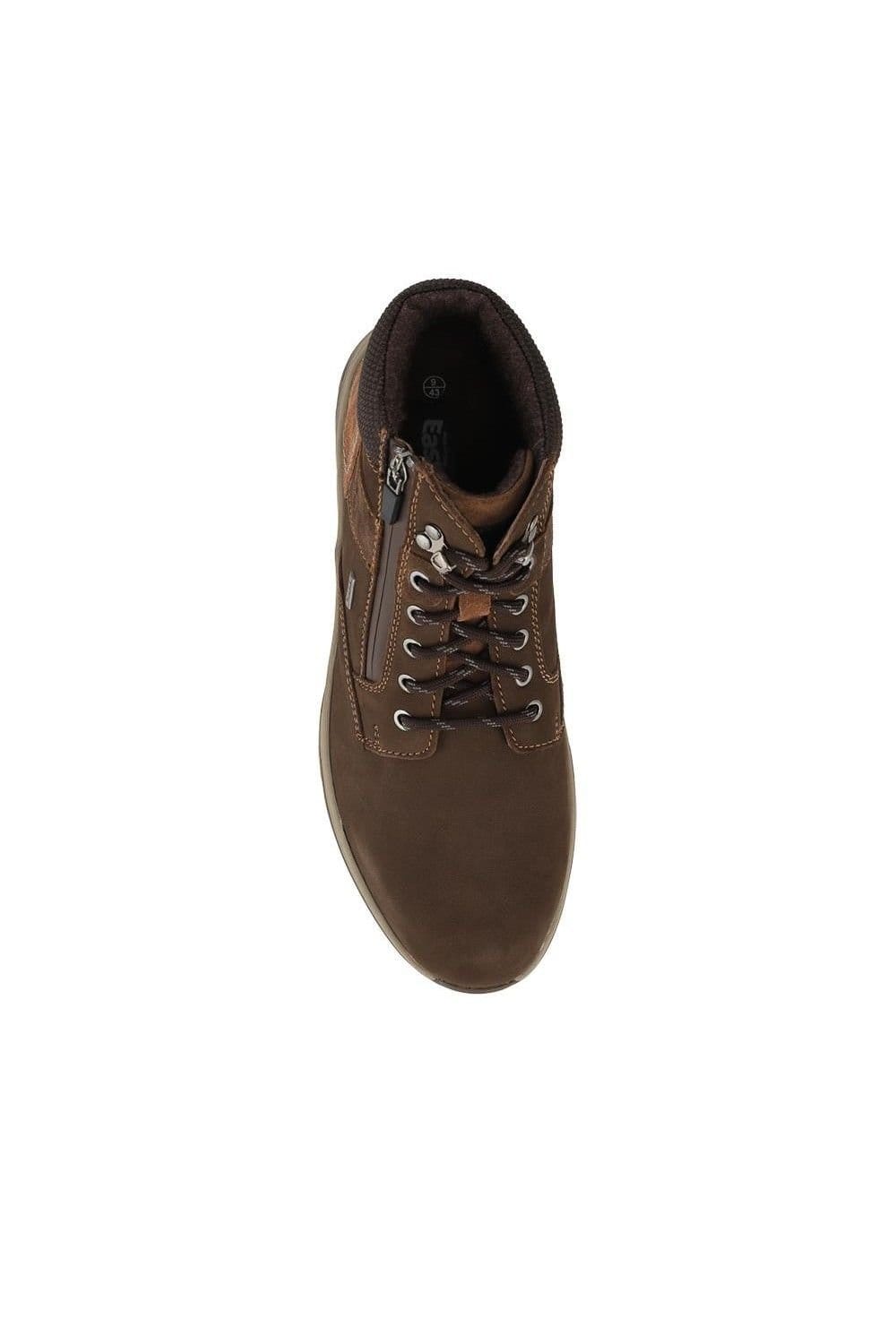Easyfit Easyfit Men's Extra Wide Zip & Lace Walking Boots in Brown - 4