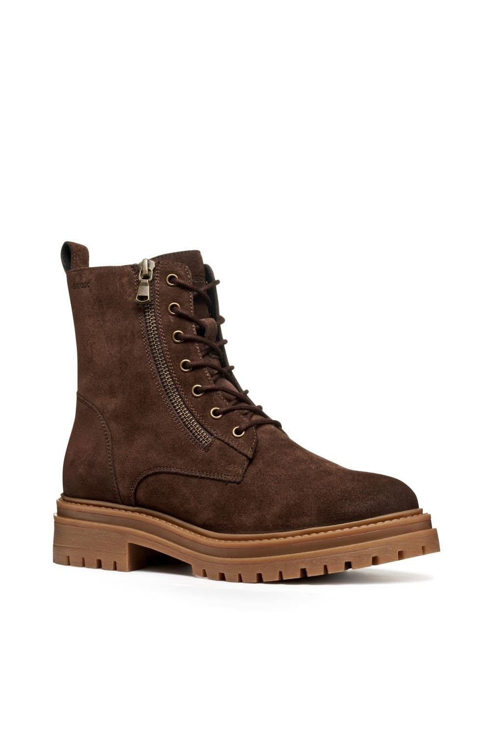 Geox Geox Women's D Iridea F Ankle Boots in Dark Brown