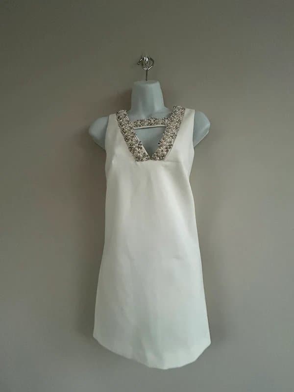 River Island * NEW * (shop floor) River Island Jewelled white dress UK 8