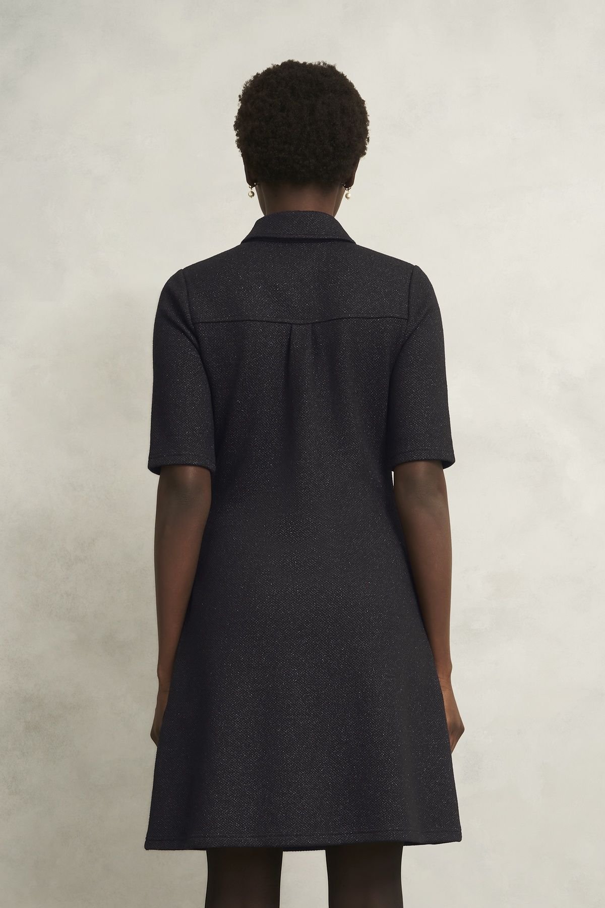 Hobbs London Hobbs London Women's Lexie Polo Midi Dress in Black - 4