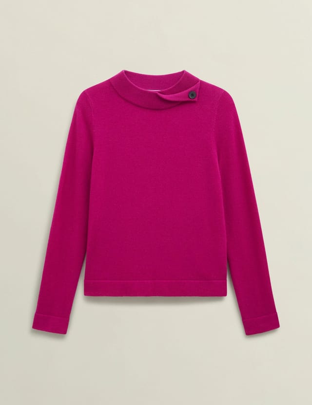 Hobbs London Hobbs London Women's Talia Jumper in Fuchsia - 2