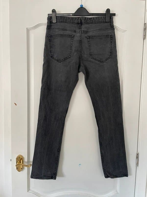 New Look Men’s Grey slim stretch jeans