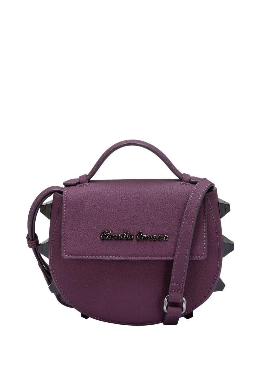 Claudia Canova Claudia Canova Purple Matte PU Crossbody Bag
