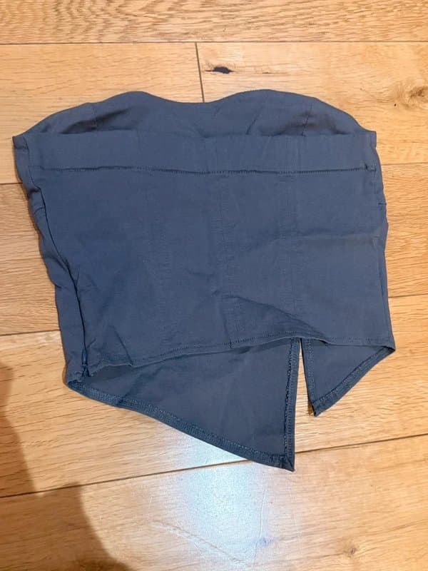 Bershka Bershka Grey Bandeau Top
